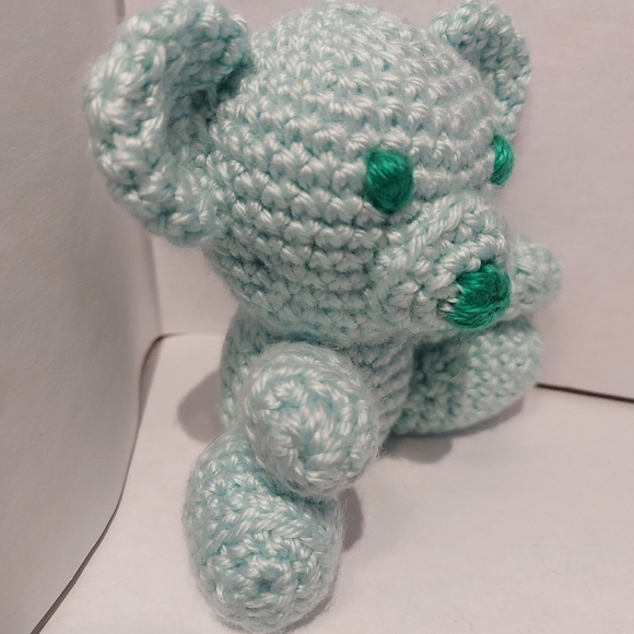 Tiny Mint Teddy Bear - Picture 6 of 6
